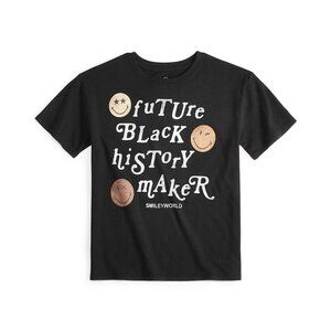 SmileyWorld Kids Future Black History Maker Graphic T-Shirt Black XL T2699GT508